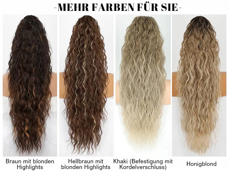 💁‍♀️ Queue de cheval volumineuse instantanée – Effet salon en 30 secondes | -66% ⚡