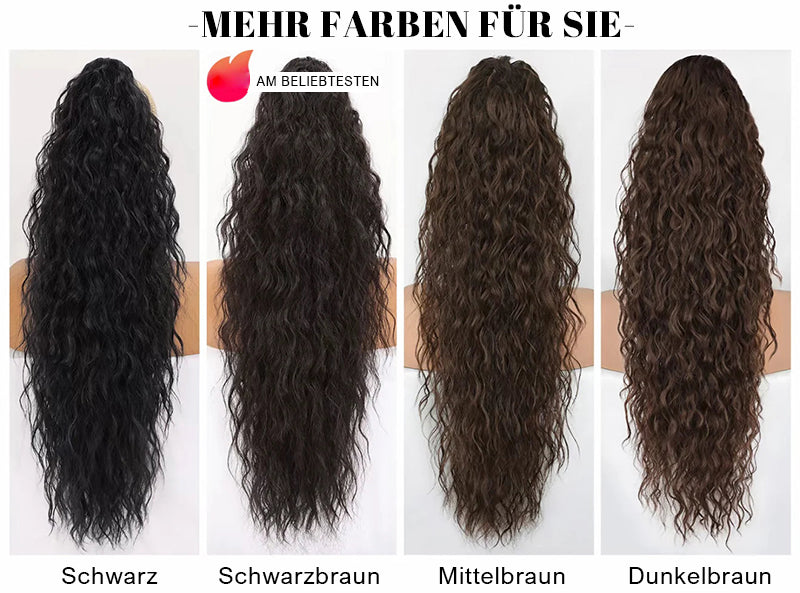 💁‍♀️ Queue de cheval volumineuse instantanée – Effet salon en 30 secondes | -66% ⚡