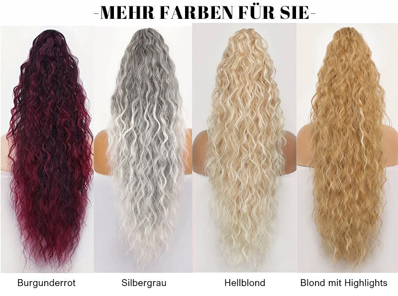 💁‍♀️ Queue de cheval volumineuse instantanée – Effet salon en 30 secondes | -66% ⚡