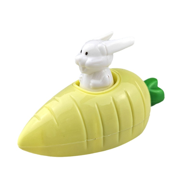 🔥Plus vous achetez, Plus la remise est importante ✨Jouet de voiture lapin carotte à tirer