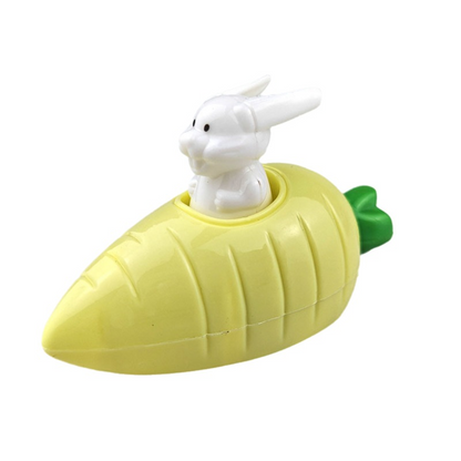 🔥Plus vous achetez, Plus la remise est importante ✨Jouet de voiture lapin carotte à tirer
