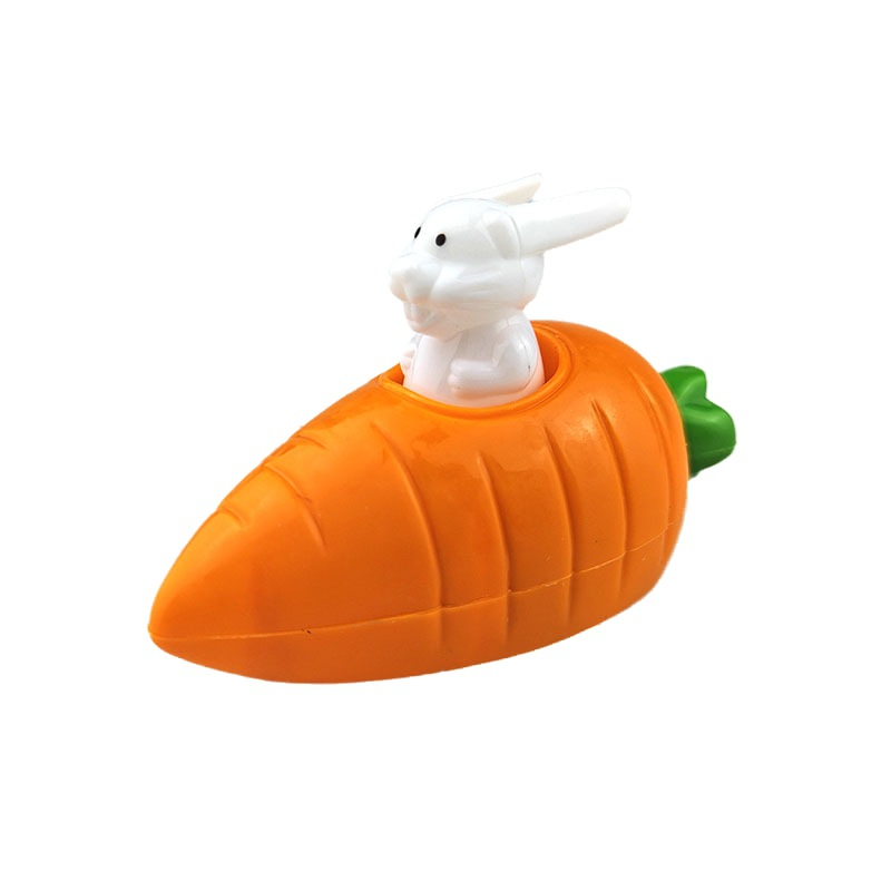 🔥Plus vous achetez, Plus la remise est importante ✨Jouet de voiture lapin carotte à tirer