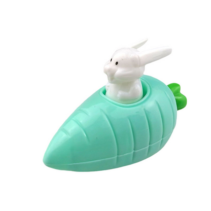🔥Plus vous achetez, Plus la remise est importante ✨Jouet de voiture lapin carotte à tirer