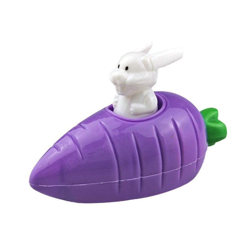 🔥Plus vous achetez, Plus la remise est importante ✨Jouet de voiture lapin carotte à tirer