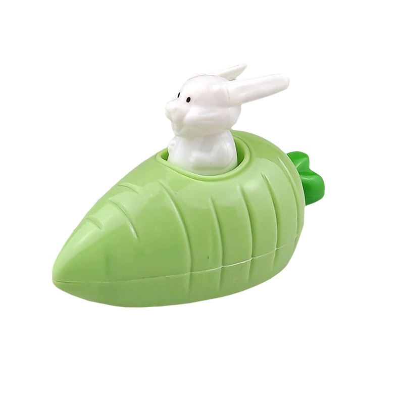 🔥Plus vous achetez, Plus la remise est importante ✨Jouet de voiture lapin carotte à tirer