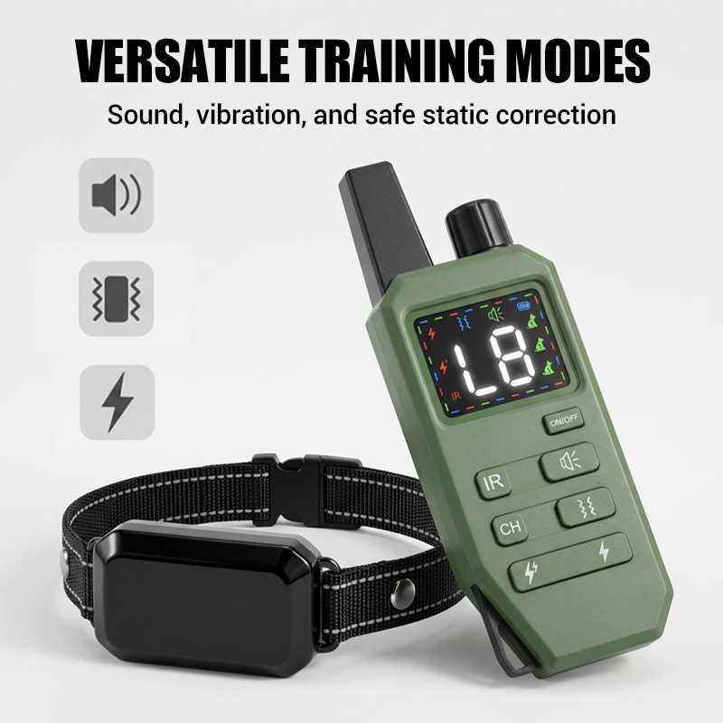 🐶 Collier d'entraînement pour chien – Contrôle à distance simple et efficace | -50% aujourd’hui 🔥