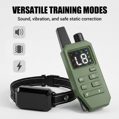 🐶 Collier d'entraînement pour chien – Contrôle à distance simple et efficace | -50% aujourd’hui 🔥