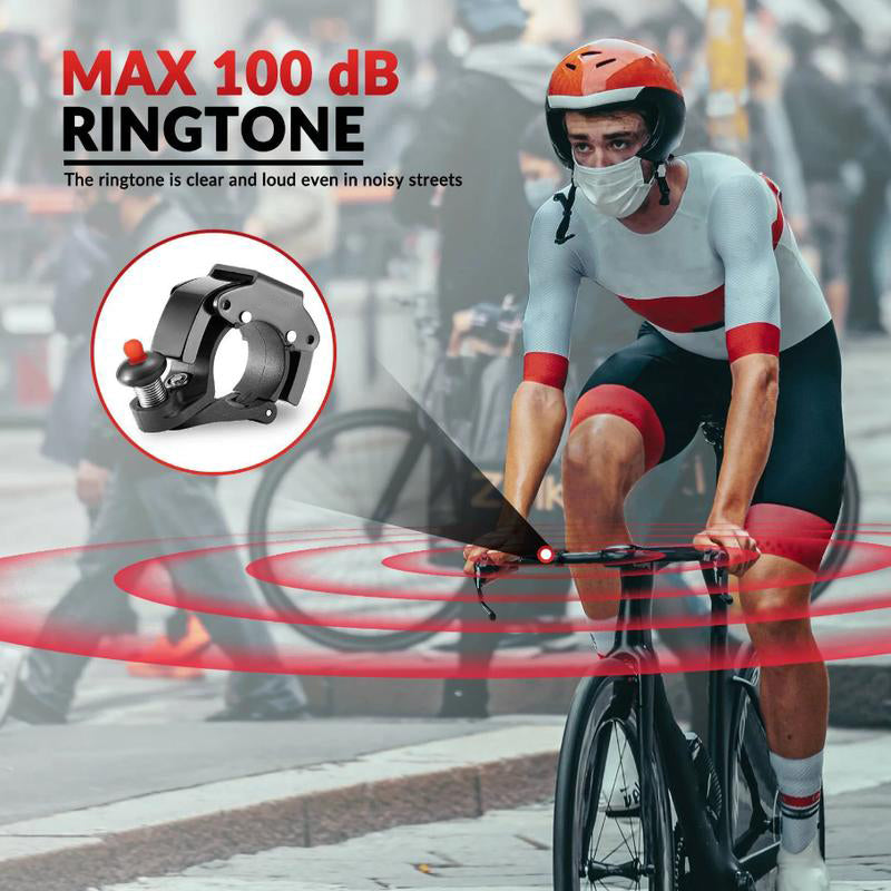 🚴 Sonnette de vélo compacte et discrète – Sécurité et gain de place | -48% ⚡
