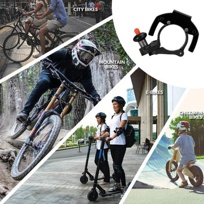 🚴 Sonnette de vélo compacte et discrète – Sécurité et gain de place | -48% ⚡