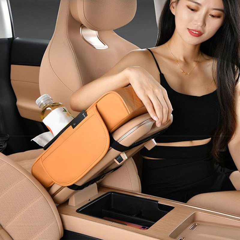🚗 Coussin d’accoudoir voiture multifonction – Confort et rangement amélioré | -50% 🔥