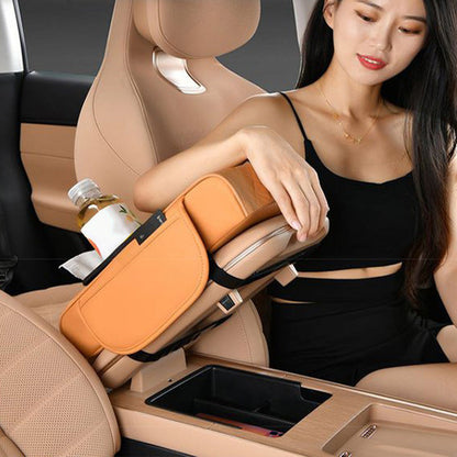 🚗 Coussin d’accoudoir voiture multifonction – Confort et rangement amélioré | -50% 🔥