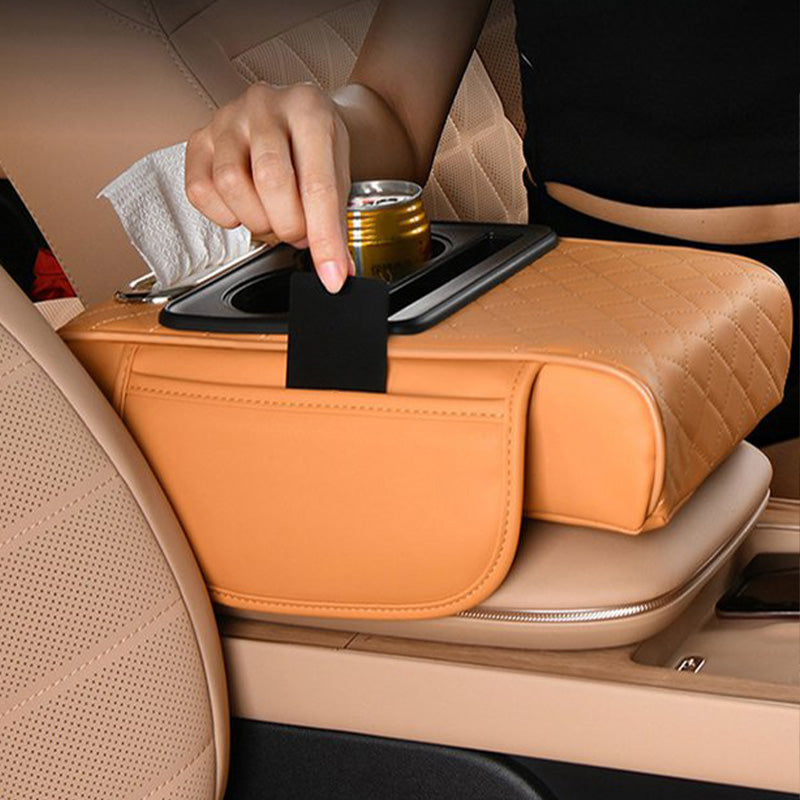 🚗 Coussin d’accoudoir voiture multifonction – Confort et rangement amélioré | -50% 🔥