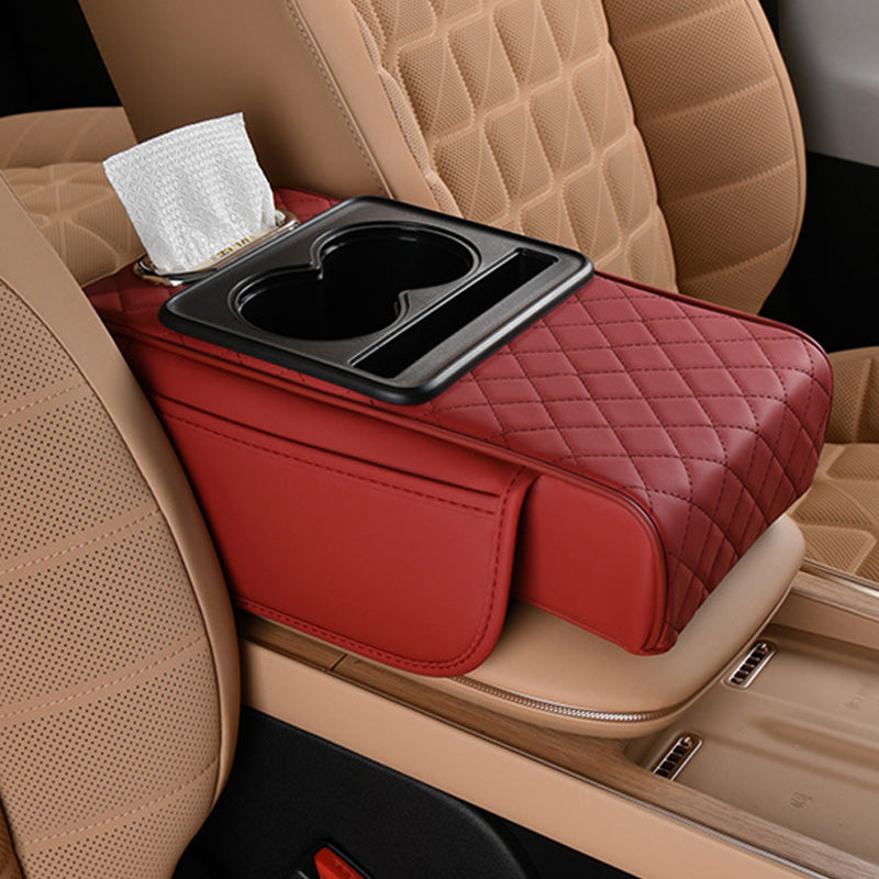 🚗 Coussin d’accoudoir voiture multifonction – Confort et rangement amélioré | -50% 🔥