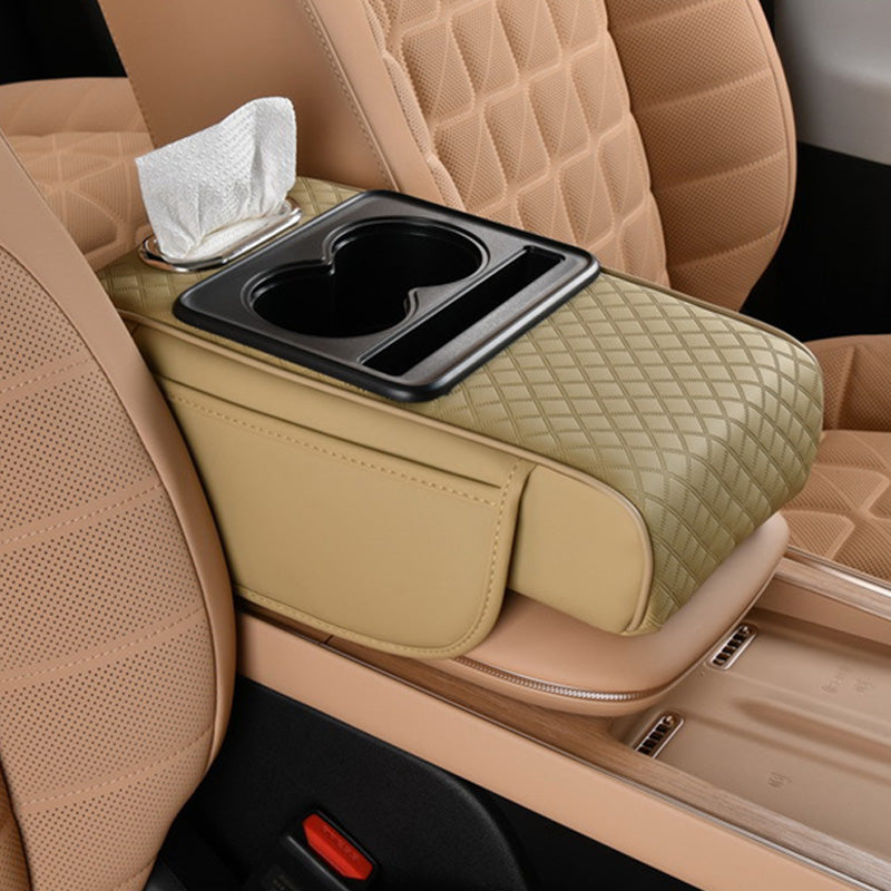 🚗 Coussin d’accoudoir voiture multifonction – Confort et rangement amélioré | -50% 🔥