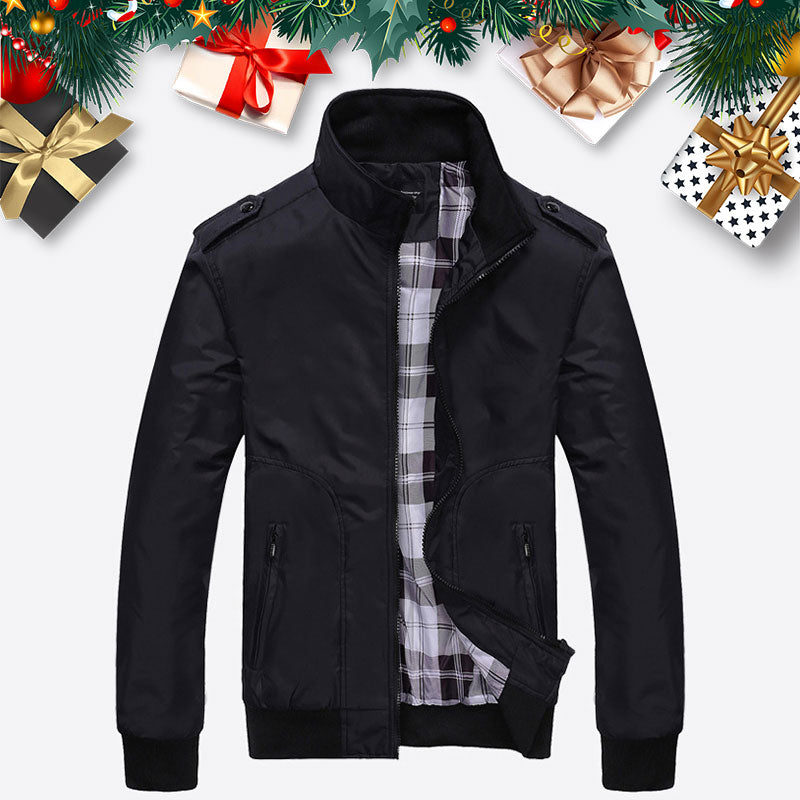 👔✨ PROMO -60% ! Veste Homme Col Montant – Style Business, Respirante & Anti-Vent (M-4XL)