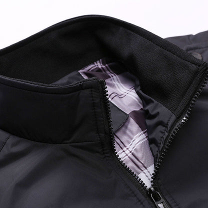 👔✨ PROMO -60% ! Veste Homme Col Montant – Style Business, Respirante & Anti-Vent (M-4XL)