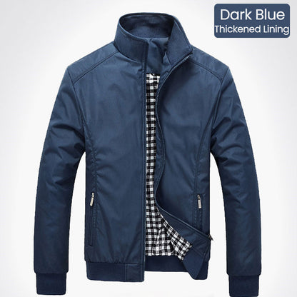 👔✨ PROMO -60% ! Veste Homme Col Montant – Style Business, Respirante & Anti-Vent (M-4XL)