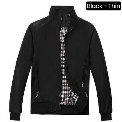 👔✨ PROMO -60% ! Veste Homme Col Montant – Style Business, Respirante & Anti-Vent (M-4XL)