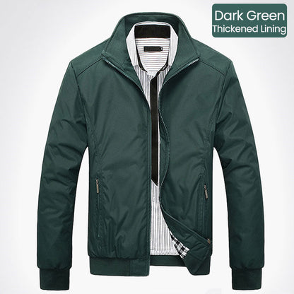 👔✨ PROMO -60% ! Veste Homme Col Montant – Style Business, Respirante & Anti-Vent (M-4XL)
