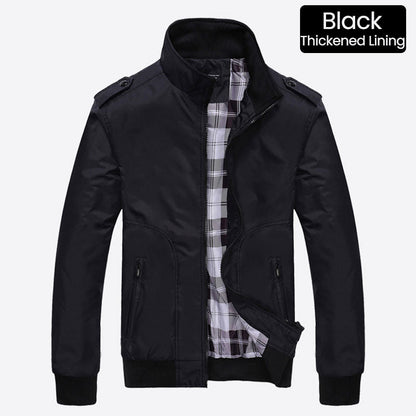 👔✨ PROMO -60% ! Veste Homme Col Montant – Style Business, Respirante & Anti-Vent (M-4XL)