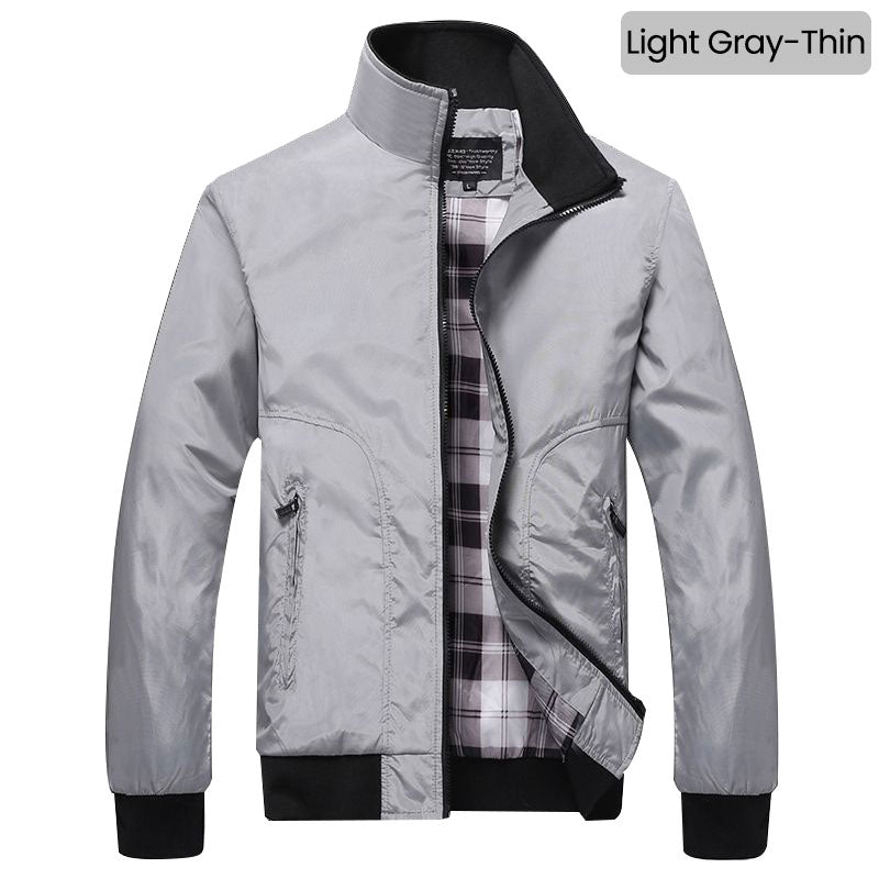 👔✨ PROMO -60% ! Veste Homme Col Montant – Style Business, Respirante & Anti-Vent (M-4XL)