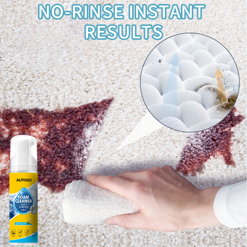 🧼Nettoyant Moussant Puissant & Polyvalent ✅ Sans Rinçage & Action Rapide | 150 ml 🧴 2 Achetés, le 3e OFFERT 🎁