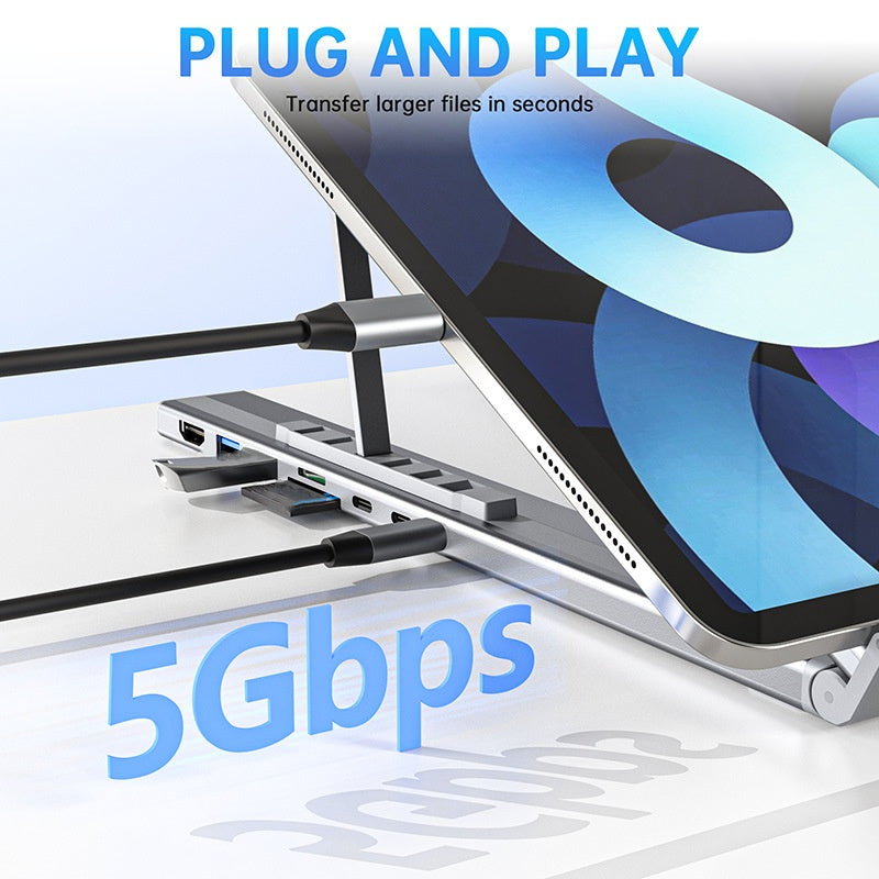💐60% DE RÉDUCTION ! Hub USB-C Multifonction – HDMI 4K, Ports Multiples & Compact 📀🔌【Offre Exclusive】