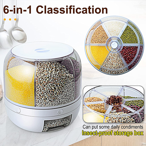 🏡🔥Soldes exceptionnels 55 % de réduction ✨ Boîte de Rangement Intelligente pour Céréales