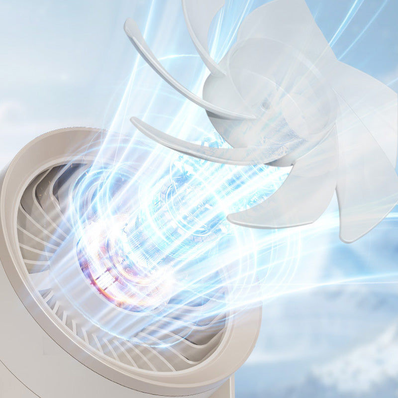 ❄ 50% DE RÉDUCTION  🌪️ Mini ventilateur mural portable rechargeable avec lumières
