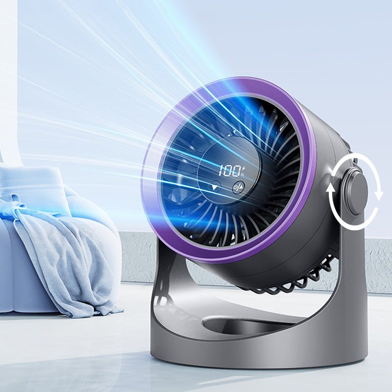 ❄ 50% DE RÉDUCTION  🌪️ Mini ventilateur mural portable rechargeable avec lumières