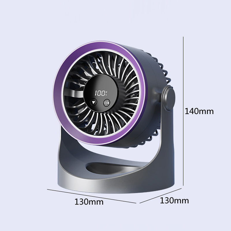 ❄ 50% DE RÉDUCTION  🌪️ Mini ventilateur mural portable rechargeable avec lumières