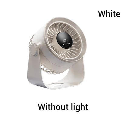 ❄ 50% DE RÉDUCTION  🌪️ Mini ventilateur mural portable rechargeable avec lumières