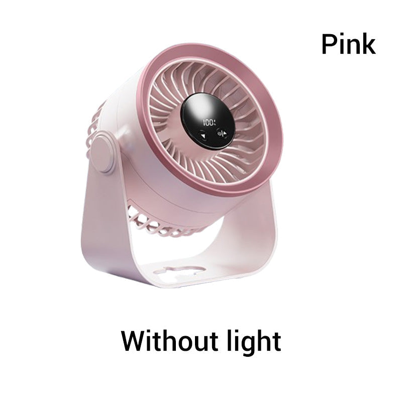 ❄ 50% DE RÉDUCTION  🌪️ Mini ventilateur mural portable rechargeable avec lumières