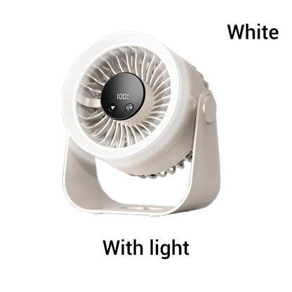 ❄ 50% DE RÉDUCTION  🌪️ Mini ventilateur mural portable rechargeable avec lumières