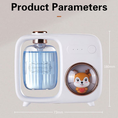 ✨✨Idée cadeau - Diffuseur d'huiles essentielles automatique avec veilleuse et motif dessin animé