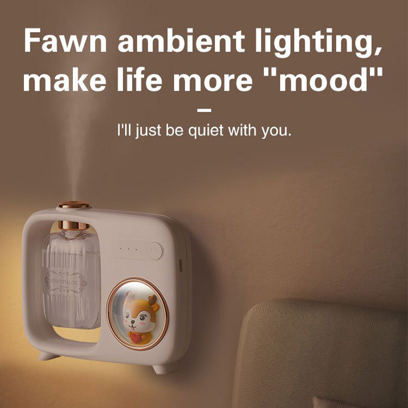 ✨✨Idée cadeau - Diffuseur d'huiles essentielles automatique avec veilleuse et motif dessin animé