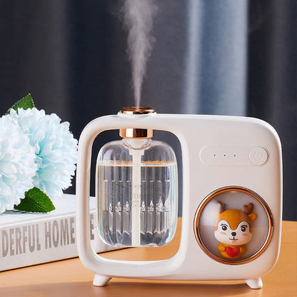 ✨✨Idée cadeau - Diffuseur d'huiles essentielles automatique avec veilleuse et motif dessin animé
