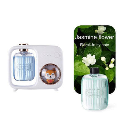 ✨✨Idée cadeau - Diffuseur d'huiles essentielles automatique avec veilleuse et motif dessin animé