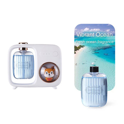 ✨✨Idée cadeau - Diffuseur d'huiles essentielles automatique avec veilleuse et motif dessin animé