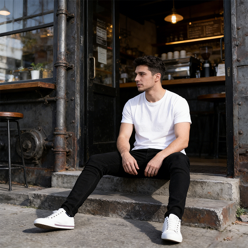 👖50% de réduction✨ Jean en denim stretch coupe slim pour hommes