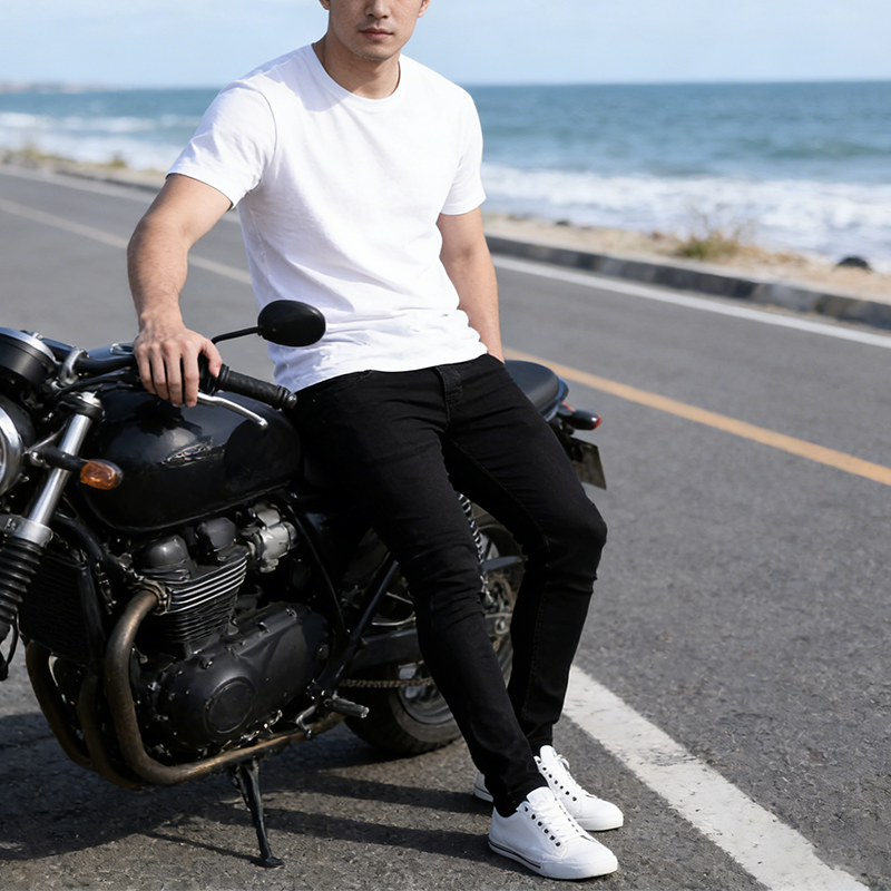 👖50% de réduction✨ Jean en denim stretch coupe slim pour hommes