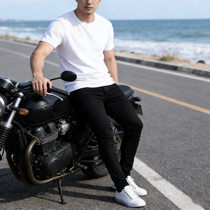 👖50% de réduction✨ Jean en denim stretch coupe slim pour hommes