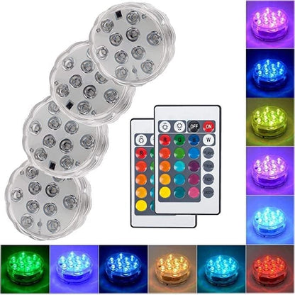 🔥 -50% | 🌊 Lampe de Piscine Étanche – Éclairage magique multicolore(Télécommande RF)