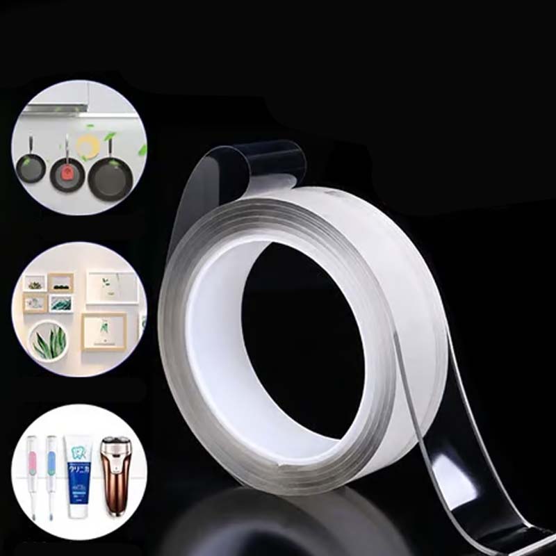 🧱Plus vous économisez, plus vous économisez ⏰Ruban adhésif double face transparent résistant et amovible
