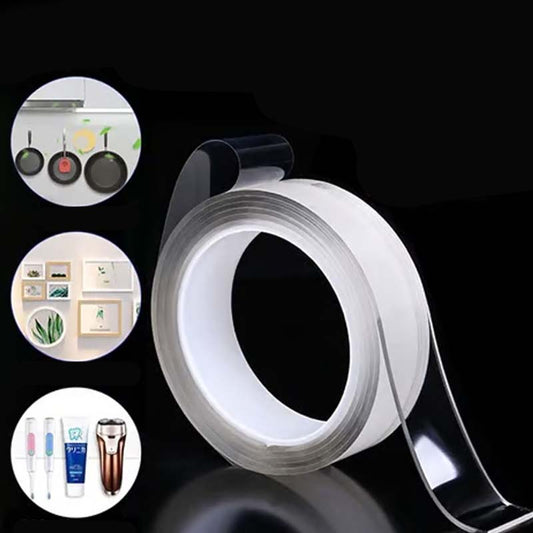 🧱Plus vous économisez, plus vous économisez ⏰Ruban adhésif double face transparent résistant et amovible