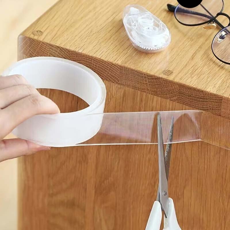 🧱Plus vous économisez, plus vous économisez ⏰Ruban adhésif double face transparent résistant et amovible