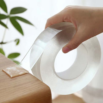 🧱Plus vous économisez, plus vous économisez ⏰Ruban adhésif double face transparent résistant et amovible