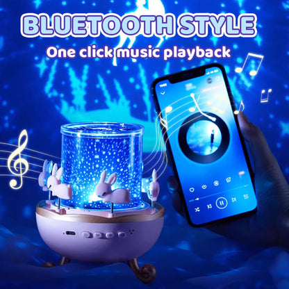 🎁50 % de réduction !🎁Projecteur de veilleuse Bluetooth