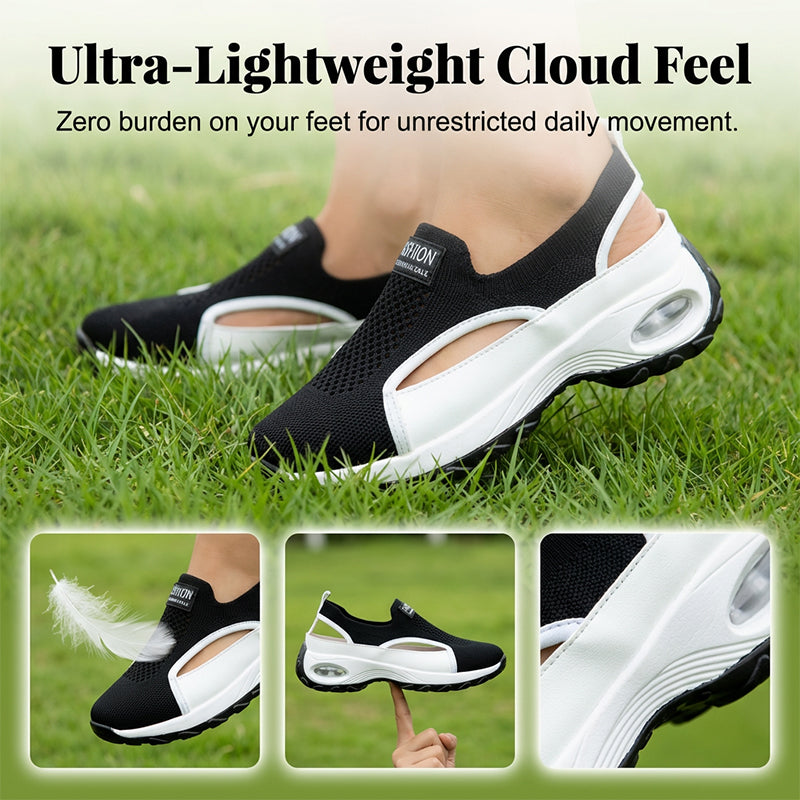 📢📢50 % DE RÉDUCTION !! ⏰ Chaussures respirantes ajourées à enfiler pour femmes – Légères, flexibles & parfaites pour un confort quotidien à la maison ou en ville 🌸