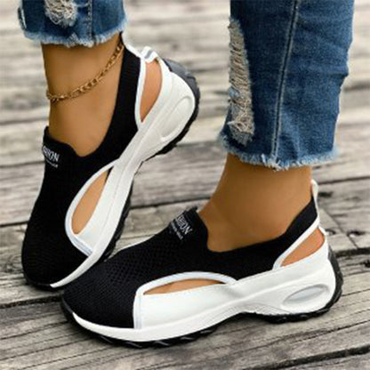 📢📢50 % DE RÉDUCTION !! ⏰ Chaussures respirantes ajourées à enfiler pour femmes – Légères, flexibles & parfaites pour un confort quotidien à la maison ou en ville 🌸